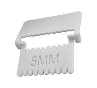 Règle Guide Pouce - Gabarit Mesure Quilting ABS Coūture 3.3x5.9cm | Guide Marges Coutures 2mm 3mm 4mm 5mm Pour Coūture Pațchwork Ourlet Artisanat Outil Mesure