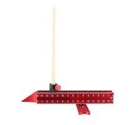 Règle Guide Quatre Faces en Aluminium, Outil de Marquage pour Menuiserie avec Échelle et Aimant - Fixation Ajustable 360°, Mesure Précise et Polyvalente pour Plafond et Mobilier