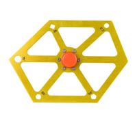 Règle Hexagonale de Mesure D'angle en Alliage D'aluminium, Magnétique | Double Position, Cinq Angles Fixes 45 54 60 67,5 75°, pour Scie à Onglet et Butée
