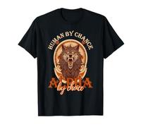 Règle humaine par hasard avec illustration de forêt calme T-Shirt