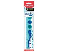 Maped Règle 20 cm - Kidy Learn Concentration - Zones texturées, antidérapante, ultra-résistante