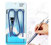 Règle incurvée flexible facile à lire pour le dessin, la couture, les draps, modèle flexible