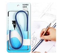 Règle incurvée flexible facile à lire pour l'ingénierie, le dessin, la couture, les draps, modèle flexible, outil de travail du bois