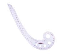 Règle incurvée française multifonctionnelle pour patchwork - Outil de couture - Outil de couture - Échelle transparente