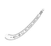 Règle incurvée française pour tailleurs de vêtements en acrylique transparent pour couture, matelassage, outil de mesure