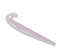Règle Incurvée, Règle de Courbe Française en Métal matelassé de 58 Cm RulersTools avec Outils de Couture Transparents de Haute Précision pour le Modèle de Dessin Pliable de