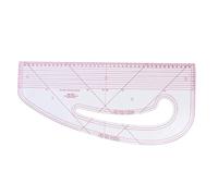 Règle incurvée, règle de courbe française pour motif fabricant de motifs vêtements en plastique transparent en plastique création vêtements en forme métrique pour débutants concepteurs