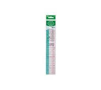 Clover Règle Graphique 30 cm CL7702, Plastique, Colourful