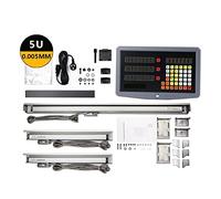 Règle linéaire 3 axe SDS3MS Définir le kit Digital Readou avec 3 PIÈCES Échelle linéaire 5U longueur de 120mm à 1020mm for le moulin à tour Cnc Machine pour outils DRO, tournage, fraisage(3 axis dro s