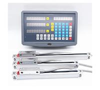 Règle linéaire SNS-3V Terminez le kit de lecture numérique de la machine à rouler 3 pièces 0-1000mm Encodeur d'échelle linéaire pour outils DRO, tournage, fraisage(0.001mm complete kit)