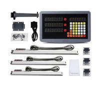 Règle linéaire Tour Moulin 3 Axe SDS3MS Et 3 PIÈCES Échelles linéaires 5U 5V TTL Règle optique/ligne/codeur Dimensions de 100 à 1000mm pour outils DRO, tournage, fraisage(SDS3MS Dro Set)