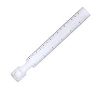 Règle loupe portable en acrylique 2x avec échelle de mesure 0-15 cm pour la lecture de petits textes et documents
