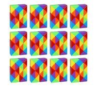 Règle Magique Colorée 16 Pièces, Jeux Tridimensionnels, Puzzle Éducatif pour Enfants