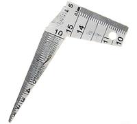 Règle magnétique 2CR13 en acier inoxydable pour utilisation industrielle et bricolage pour mesurer les écarts de 1 mm à 10 mm et les ouvertures de 1 mm à 15 mm (bois de cerf de 1 mm-10 mm-15 mm)