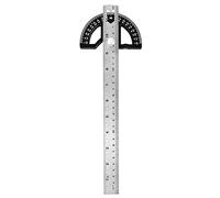 Règle magnétique multifonction 2 en 1 pour le travail du bois avec fonctions de mesure droite et d'angle, échelle amovible, fonction tenon, mortaise, tracé pour mesurer la longueur, la profondeur, le