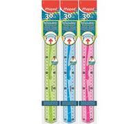 MAPED Incassable - Triple décimètre 30 cm - incassable - disponible dans différentes couleurs