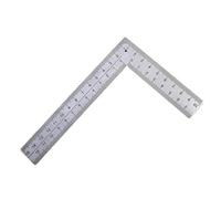 Regle Metal Mini règle de précision double face en acier inoxydable forme L - Outil mesure haute for cuir et métal(L)