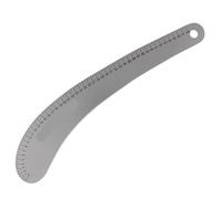 Regle Metal Règle de couture en métal for la conception mode, création patrons et le système métrique 32 cm 48 60(48cm)