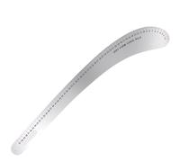Regle Metal Règle de couture en métal for la conception mode, création patrons et le système métrique 32 cm 48 60(61cm)