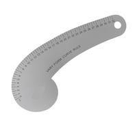 Regle Metal Règle de couture en métal for la conception mode, création patrons et le système métrique 32 cm 48 60(32cm)