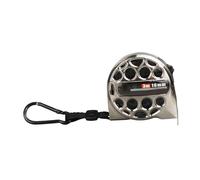 Règle métrique rétractable en acier inoxydable - outil de mesure durable, ruban à mesurer rétractable | Design compact Marques d'extension lisses, idéales pour les ingénieurs, les architectes, les