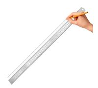 Règle Millimétrique - Outil De Vingt Et Un Pouces, Mesure En Acier Inoxydable | Instrument De Dessin À Bord Droit, Échelle Métrique De Qualité Professionnelle, Pour La Rédaction De Dessins T