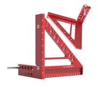 Règle multi-angle, équerre de charpentier | Petit outil de cadre carré pour le travail du bois, outil triangulaire à onglet carré, appareil portable en d'aluminium pour menuisier, Ingen
