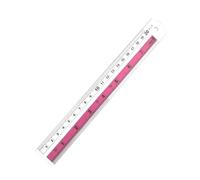 Règle multi-usage à bords droits avec bords pour des besoins de mesure précis, double règle de mesure, rangement facile, outil de mesure précis