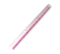 Règle multi-usage à bords droits avec bords pour des besoins de mesure précis, double règle de mesure, rangement facile, outil de mesure précis