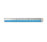 Règle multi-usage à bords droits avec bords pour des besoins de mesure précis, double règle de mesure, rangement facile, outil de mesure précis