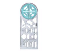 Règle multifonction - Instruments de mesure, aides d'apprentissage créatives pour les mathématiques, règle de dessin géométrique - Outil de mesure multifonction, règle de dessin, règles de dessin et