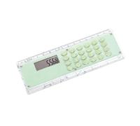 Règle multifonctionnelle double face 15 cm calculatrice intégrée 8 chiffres design léger pour étudiants professionnel cadeau de vacances règle avec mesure et calcul