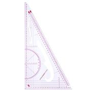 Règle multifonctionnelle pour patchwork - Outil de couture - Outil de couture pour débutants - Règle incurvée française