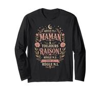 Règle n.1 Maman a Toujours Raison Fête des Mères Manche Longue