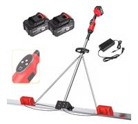 RèGle Nivellement Ciment Chape éLectrique Kit de vibrateur pour Chape à béton, Outil de Vibration électrique sans Fil pour Le Traitement du béton, Machine vibrante de Finition pour c