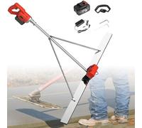 RèGle Nivellement Ciment Chape éLectrique Kit vibratoire pour Chape à béton, Outil de Finition pour Chape électrique, Structure Triangulaire Fixe, Anti-Vibrations, règle de nivelleme