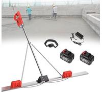 RèGle Nivellement Ciment Chape éLectrique Kit vibratoire pour Chape à béton, Outil de Finition pour Chape électrique, Structure Triangulaire Fixe, Anti-Vibrations, règle de nivelleme