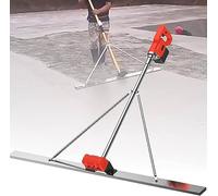 RèGle Nivellement Ciment Chape éLectrique Kit vibratoire pour Chape en béton, grattoir à béton électrique, Outil de Finition pour Chape en béton, Lame de 150 cm, 6 000 TR/Min, gratto