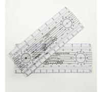 Règle parallèle d'arpentage marin pour les tâches de navigation côtière, y compris le tracé fixe, le suivi des réfugiés et l'alignement des roses (transparent)