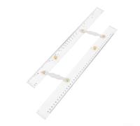 Règle parallèle de navigation nautique 450 mm fabriquée à partir d'acrylique de haute qualité pour un visionnage et un tracé dégagés des cartes marines