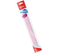 Règle plate, 150 mm, transparent, assorti