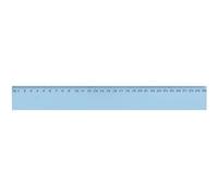 Règle plate, 200 mm, en plastique, incassable