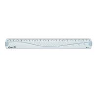 Maped Règle plate GEOMETRIC 30 cm pour gauchers