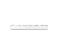 Règle plate - JPC - 400 mm - Plastique - Graduée en mm - Bord antitache