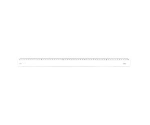 Règle plate plastique anti-tâches Minerva Wonday 50 cm