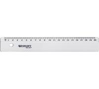 Règle plate WESTCOTT en plastique Longueur : 300 mm