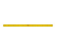 Wonday Règle plate pour tableau, 1 m, en bois, aimanté 0,000000 Noir