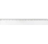 Règle plate Wonday 400 mm en plastique transparent