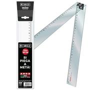 Arda Règle de bureau MET60SS 600 mm transparente 6 pièces