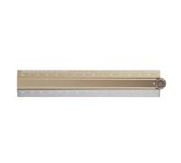Règle pliable en alliage d'aluminium multifonction pour étudiants, ingénieurs, rédaction en aluminium